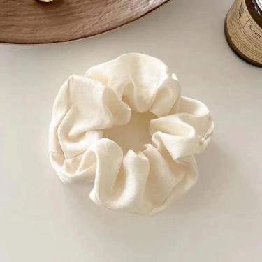 Imagem de Faixas De Cabelo Grandes De Cetim Para Mulheres E Meninas, Acessórios 