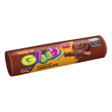 Imagem de Biscoito Recheado Glub 100g Com 10 Unidades Sagra, CHOCOLATE