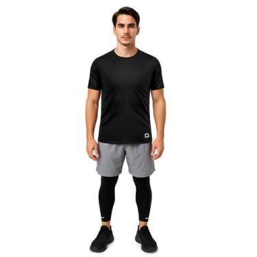 Imagem de Camisa Térmica Masculina DryFit Anti Suor Proteção Solar UV50+ Academi