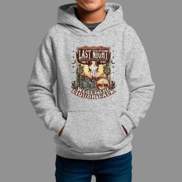 Imagem de Moletom Canguru Infantil Basico Masculino Moda De Country confortável 