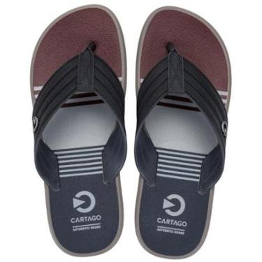 Imagem de Chinelo Cartago Montreal Listrado Casual Masculino-Masculino