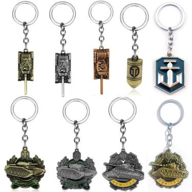 Imagem de Pingente de chaveiro World of Tanks Dumitru Medal Tank Model