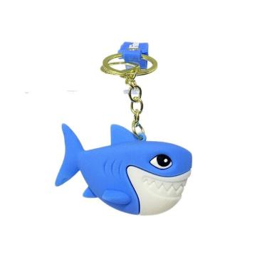 Imagem de Chaveiro Chaveiro Cute Cartoon Shark Ocean Animal Design