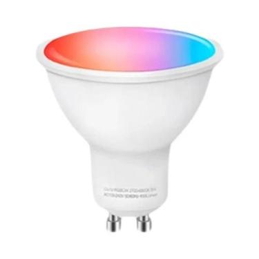 Imagem de Lâmpadas LED Inteligentes WiFi RGB CW WW Ewelink GU10 Zigbee Compatíve