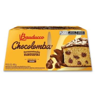 Imagem de Chocolomba Bauducco Gotas de Chocolate Colomba Pascal 400g