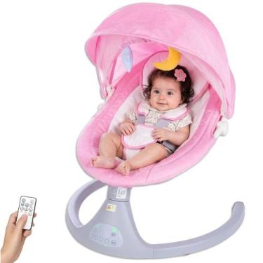 Imagem de Cadeira de Descanso e Balanço para Bebê Bliss Baby Style com Música, M