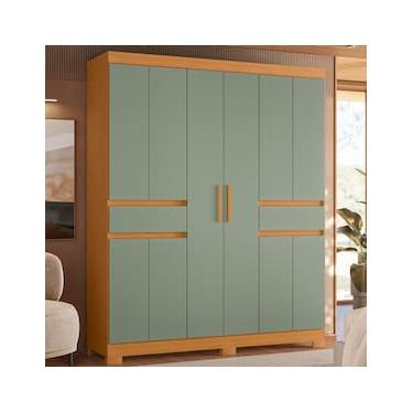 Imagem de Guarda-Roupa Casal Palumóveis Olímpia 10 Portas 2 Gavetas MDP