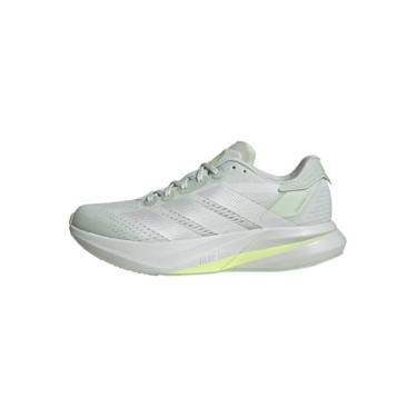 Imagem de Adidas Tênis de corrida feminino Duramo Speed 2, Jade cristal/zero metálico/amarelo, 36