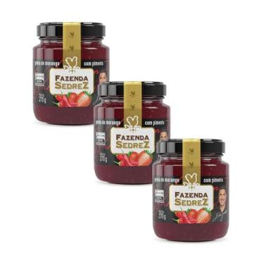 Imagem de Combo Geleia de Morango Com Pimenta 270g Fazenda Sedrez - 3 unid