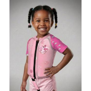 Imagem de Camisa Flutuadora Infantil Floater - Prolife, Flamingo, 6 Anos