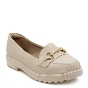 Imagem de Mocassim Feminino Loafer Modare 7357.106 Creme-Feminino