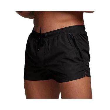 Imagem de Shorts de Corrida Masculino Respirável - Algodão, Cintura Elástica e B