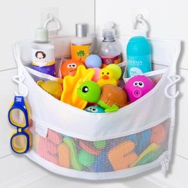 Imagem de Organizador de porta-brinquedos de banho Comfylife Mesh para crianças 