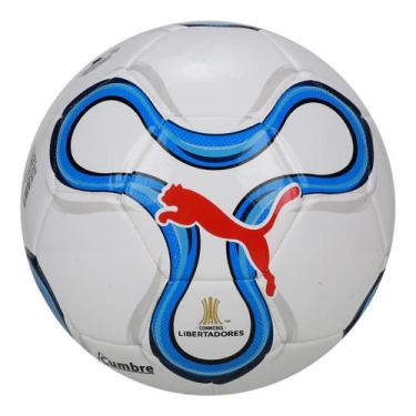 Imagem de Bola Campo Puma Cumbre Conmebol Libertadores MS, Branco, 5
