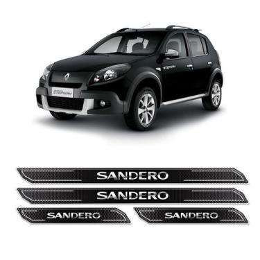 Imagem de Kit Soleira Da Porta Diamante Sandero 2007/2014 Resinada - SPORTINOX