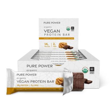 Imagem de Barras de proteína Dr. Mercola Pure Power Peanut Butter 12x-Unissex