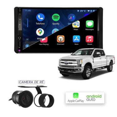 Imagem de Multimídia MP10 CarPlay e Android Auto F250 2000 a 2011 - First Option