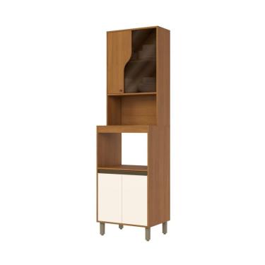 Imagem de Torre Quente 02 Fornos Com Porta De Vidro 63cm Venaly C590 Cinamomo Off White - Henn