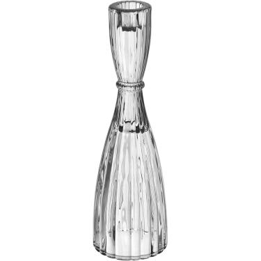 Imagem de CASTIÇAL DECORATIVO PORTA VELA HOME&CO VIDRO 25x7x7cm TRANSPARENTE