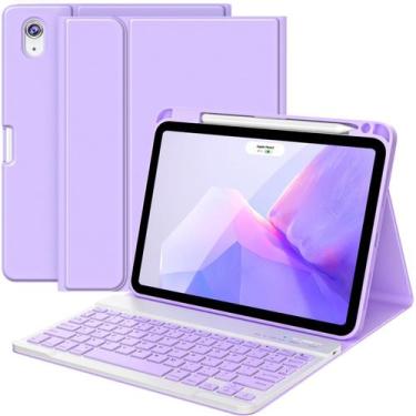 Imagem de Funda con Teclado FUWANG para iPad Air 11" Inalámbrica y Desmontable M