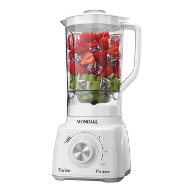 Imagem de Liquidificador Mondial Turbo Power L-99-wg Liquidificador-127v-branco/cinza