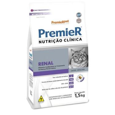 Imagem de Ração Premier Nutrição Clínica Renal Gatos Adultos 1.5Kg