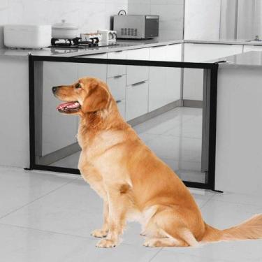 Imagem de Proteção Tela Portão Escada Cães Gatos Cerca Não Fugir Animal Porta Fa