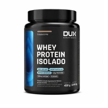 Imagem de Whey Protein Isolado DUX 450g Sabor Cappuccino Sabor:Cappuccino - Dux 