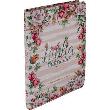 Imagem de Bíblia Sagrada Slim - Floral  Letra Grande  Nova Almeida Atualizada  S