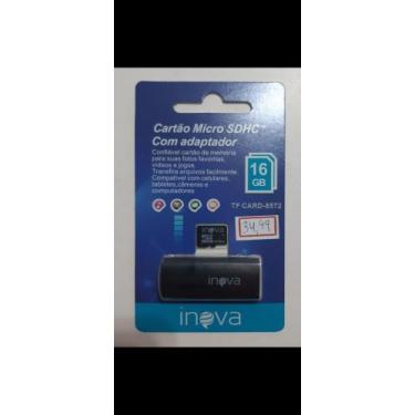 Imagem de Cartão micro SDHC 16GB, Inova. R 34,99. - Inova 