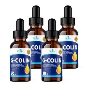 Imagem de Kit Com 4 - G-Colin (Óleo de Abacate + Resveratrol + Coenzima Q10 + Ta