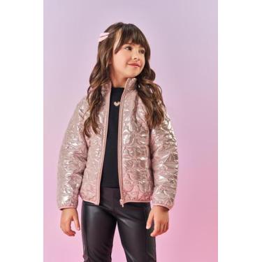 Imagem de Jaqueta Infantil Menina Matelassê Urso Rose -Cinti, 4