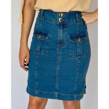 Imagem de Saia Jeans Pikuxa Dara , 44