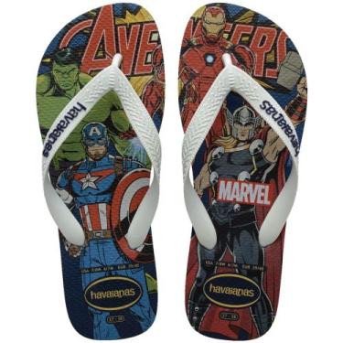 Imagem de Chinelo Havaianas Top Marvel Classicos, Azm, Estampado, 43/44