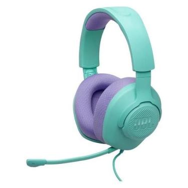 Imagem de Fone Gamer JBL Quantum 100 M2 OverEar Com Fio Microfone Removível, AZU