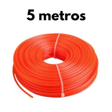 Imagem de Fio de Nylon 3mm para Roçadeira  Formato Quadrado (5, 10, 20 ou 50 Met