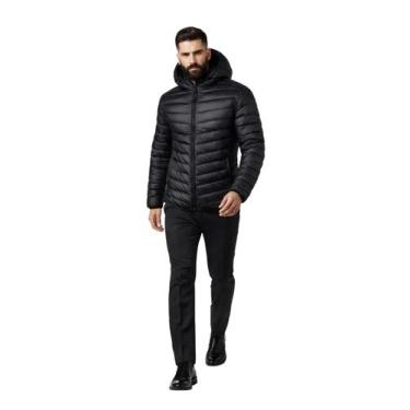 Imagem de Jaqueta Bobojaco Acochoada Masculina Com Capuz Removível - Wju Jeans, 