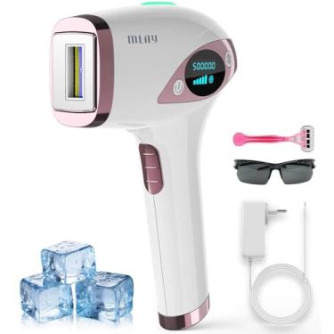 Imagem de Depilador a Laser IPL MLAY T4 com Resfriamento, Aprovado pela ANVISA, Luz Pulsada para Uso Doméstico, Redução Visível de Pelos com Uso Contínuo, Unissex, para Rosto, Axilas e Corpo, Bivolt