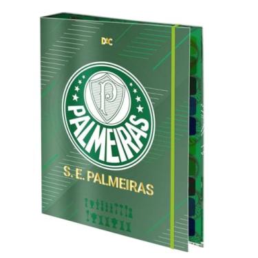 Imagem de DAC - Caderno Argolado Universitário com 48 Folhas Fechamento em Elástico - Palmeiras