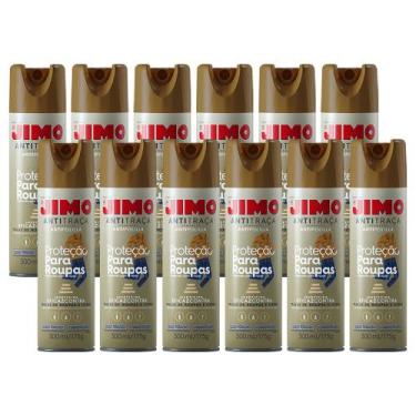 Imagem de Kit 12 Spray Anti Traça Jimo 300ml Traças de Roupa e Livros
