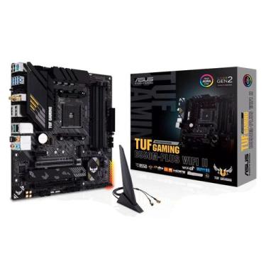Imagem de Placa Mãe Asus TUF Gaming B550M-Plus WiFi II DDR4 AMD AM4 Chipset B550