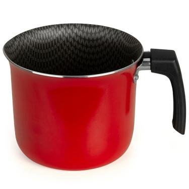 Imagem de Leiteira Essencial em Alumínio com Revestimento Antiaderente 1,2L Vermelho Multiflon