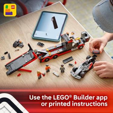 Imagem de LEGO City Caminhão Fórmula 1 e Carro Audi F1 60493