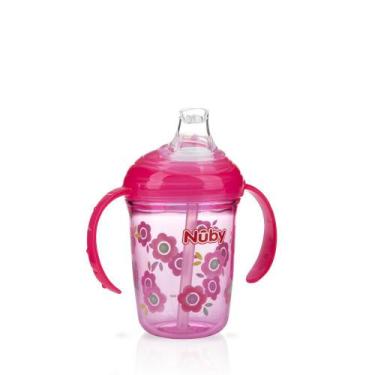 Imagem de Copo Infantil Nuby Rosa 10567/086