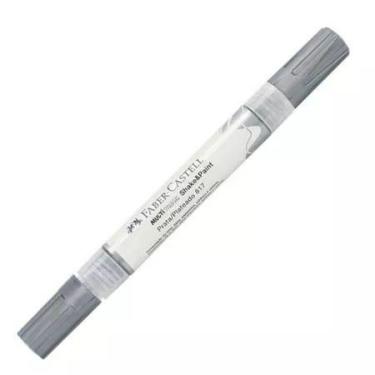Imagem de Marcador Multimark Shake &amp Paint Prata Cromado Faber Castell Metall