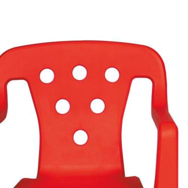 Imagem de Poltroninha Plástica Kids Vermelha - Mor