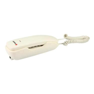 Imagem de Telefone com fio ibratele gôndola branco montável na parede
