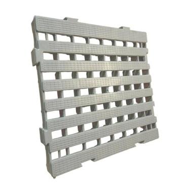 Imagem de Estrado Palete Plástico Piso 40x40x4,5cm Reforçado Modular cor - Spazi