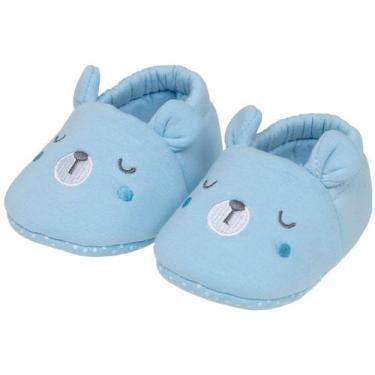 Imagem de Pantufa BUBA Urso Azul - Tamanho G 20/21