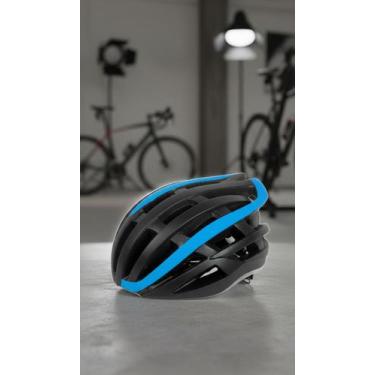 Imagem de Capacete Ciclismo MTB Ajustável Azul 58-61cm - Congratulations Store